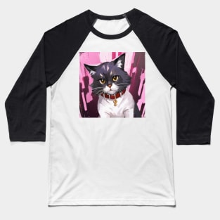 Cat - Disco Elysium Baseball T-Shirt